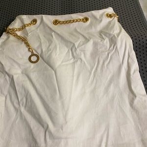 White shot skirts